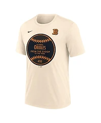 Nike Men's Tan Baltimore Orioles City Connect Legacy Tri-Blend T-Shirt