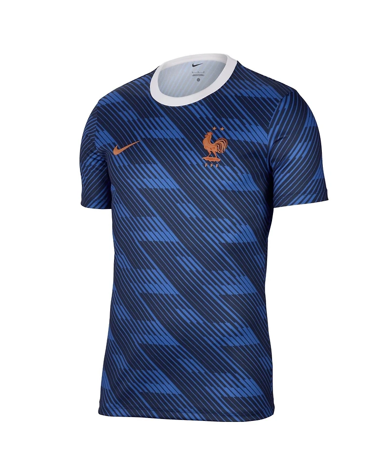 Nike Men's Blue France National Team Home Sublimated Dri-fit Top
