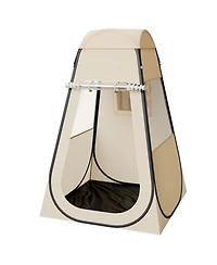 Hongge Clear Pop Up Sports Pod Tent 47 x 47 in Single Person Weatherproof Bubble Shelter with Ground Mat