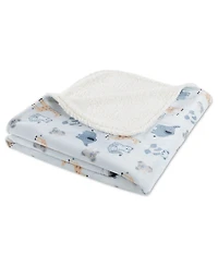 Huggies Baby Boys' Allover Animal Graphic Printed Blanket