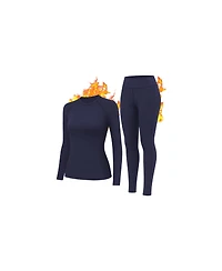 Piscifun Women's Thermal Fleece Base Layer Long Johns Set