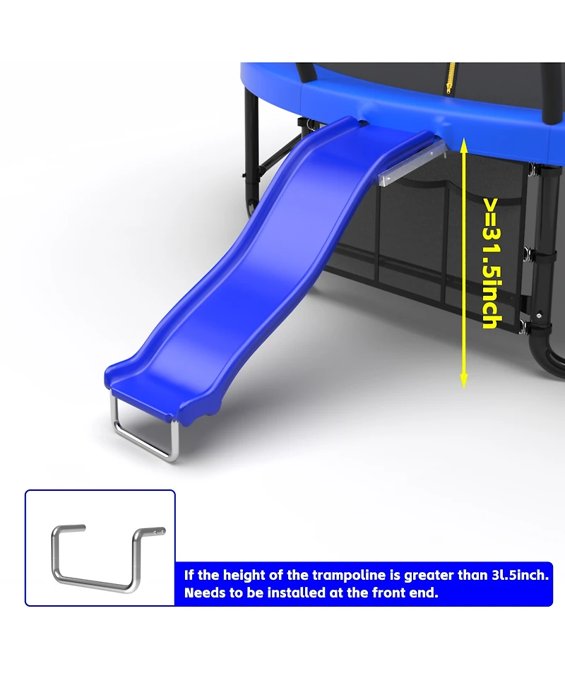 Zeny Outdoor trampoline slide