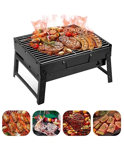 Piscifun Stainless Steel Foldable Portable Charcoal Bbq Grill For Outdoor Camping Picnic