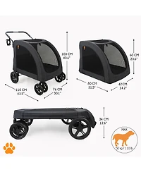 My Duque: Chester Raincover Pet Stroller