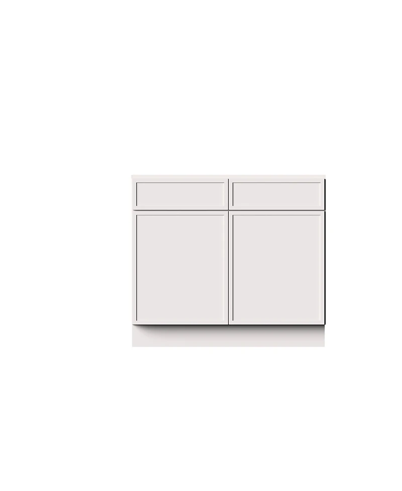 Boyel Living 39" Wide Standard Base Cabinet, Ready to Assemble Kitchen Cabinet with Solid Wood Frame, Soft-Close Slides and Hinges