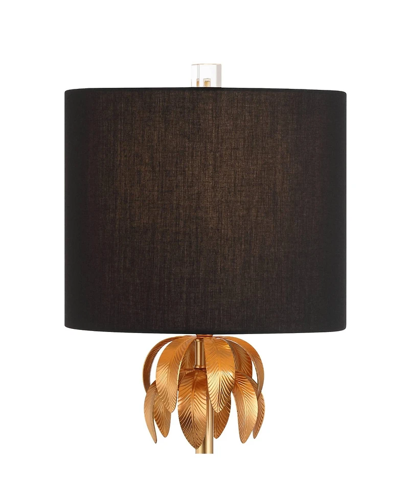 Vienna Full Spectrum Monaco 27 1/2" High Crystal and Brass 3-Way Table Lamp