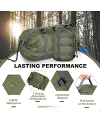 Piscifun 5 Pack Ultralight Stuff Sacks Space Saving Travel Outdoor Camping Gear