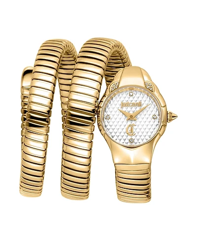 Just Cavalli Women's Amanta Quartz Ip Stainless Steel Bracelet Watch