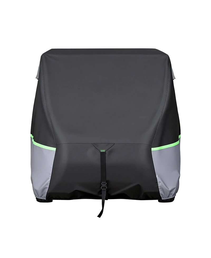Hongge Full Coverage Golf Cart Cover for 4-Passenger Carts 600D Oxford with Pu Coating and Three Zipper Doors