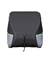 Hongge Full Coverage Golf Cart Cover for 4-Passenger Carts 600D Oxford with Pu Coating and Three Zipper Doors