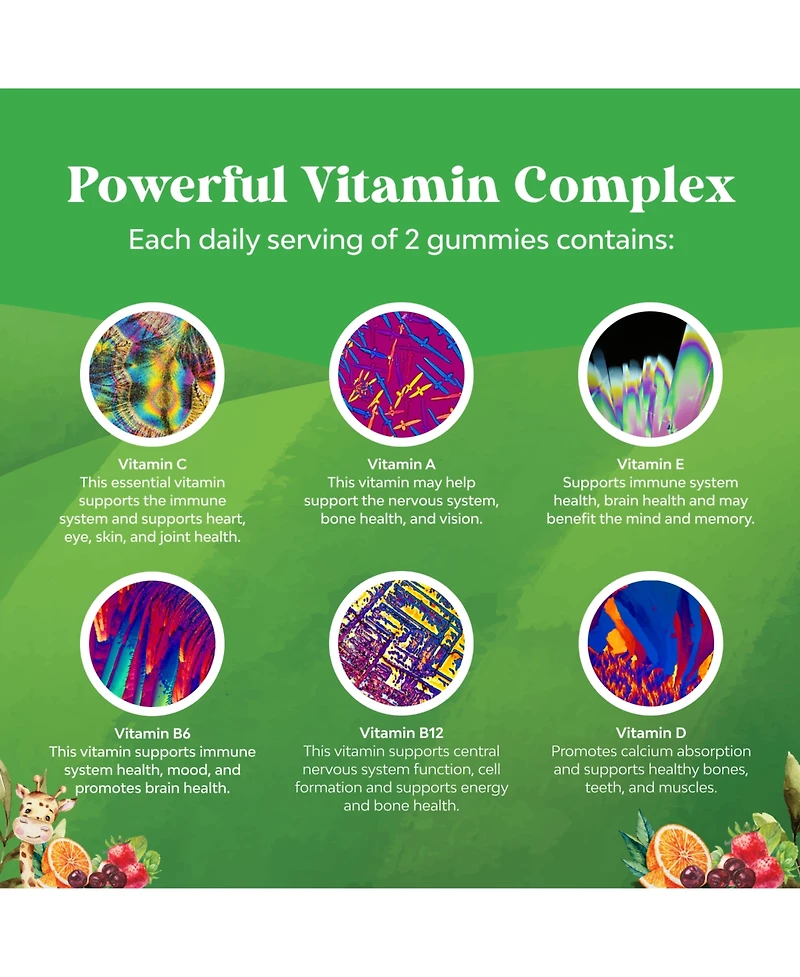 Nature's Craft Multivitamin Gummies for Kids, Berry, 60 Count