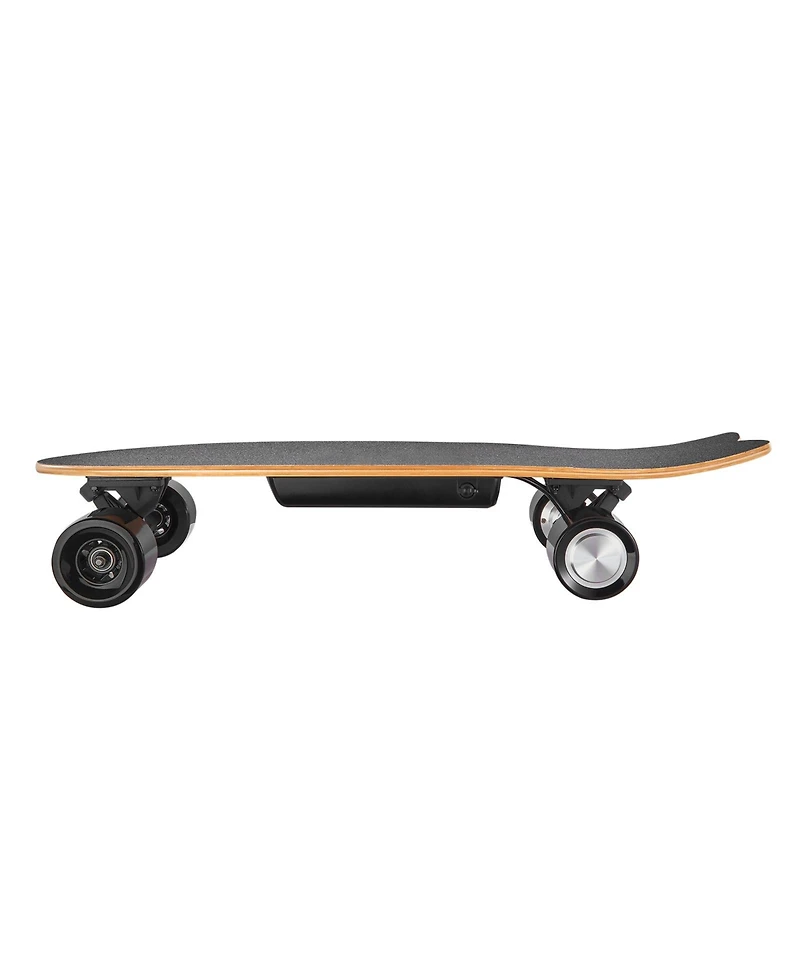 Hongge Electric Skateboard Longboard with Remote Reaching 13.7 mph and 7.5 Mile Range for Adults and Teens