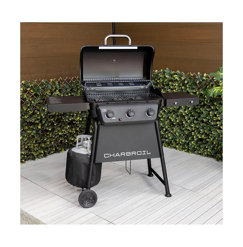 Char-Broil Push-Button Ignition 3-Burner Gas Grill