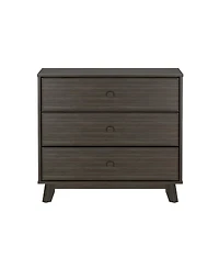 Plank+Beam Solid Wood Classic 3-Drawer Dresser, Small Dresser for Bedroom, Chest of Drawers