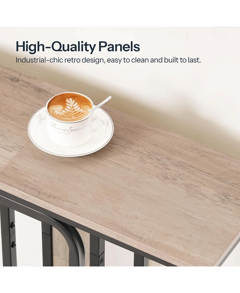 Slickblue Modern 29.5" 2-Tier Narrow Entryway Table for Hallway and Living Room