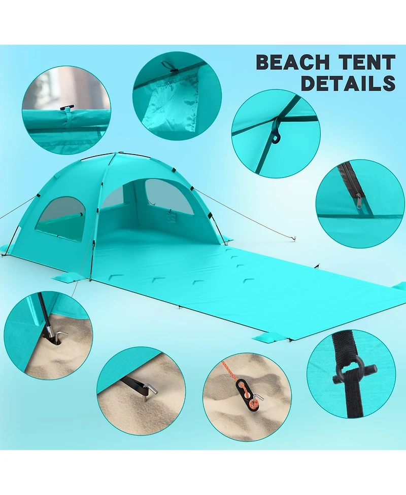 Aofar Beach Tent Sun Shelter Portable Camping Shade