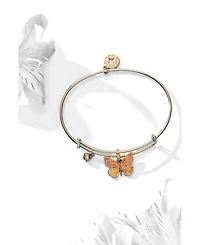 Alex and Ani New York Botanical Garden Monarch Butterfly Charm Bangle