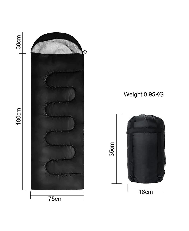 Piscifun Lightweight Waterproof Adult Camping Sleeping Bag Portable For Hiking Travel Outdoor Use