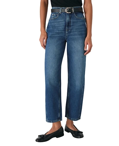 Whistles Women's High Waist Barrel Jeans