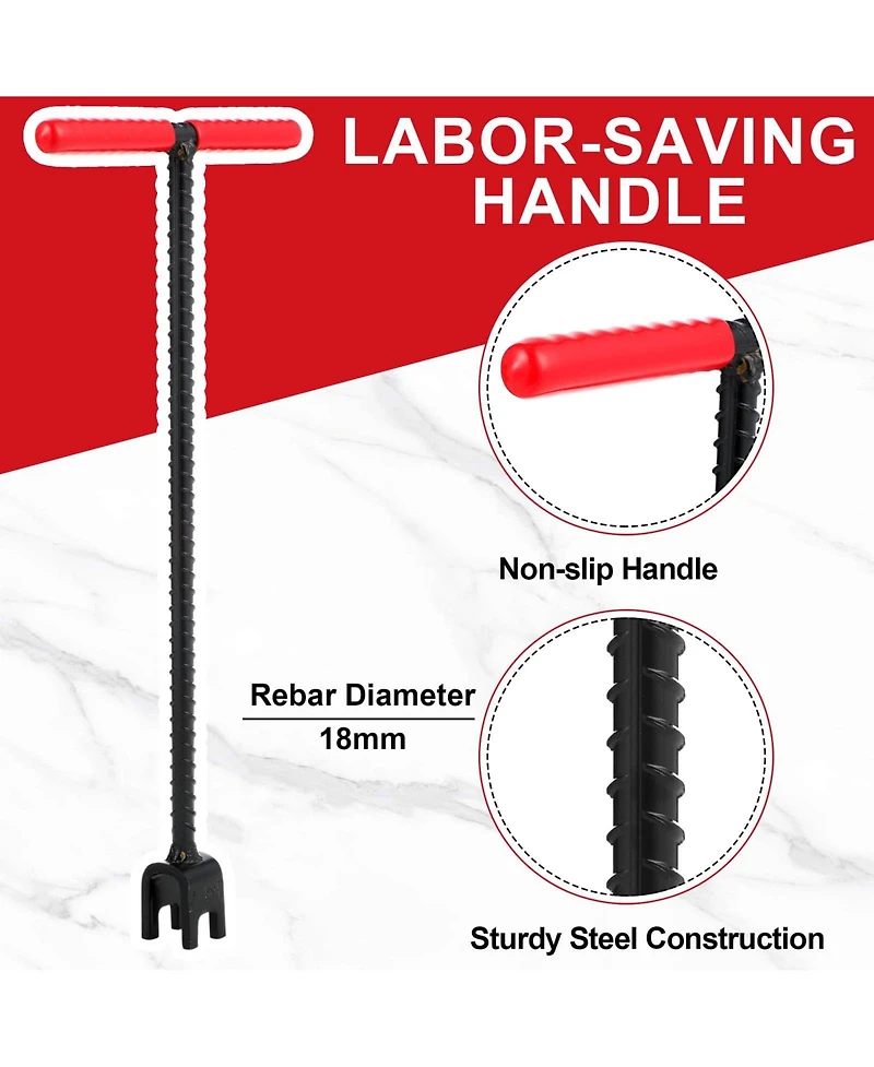 Xdovet Water Meter Key Steel Wrench T-handle 4-way Valve Tool