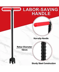Xdovet Water Meter Key Steel Wrench T-handle 4-way Valve Tool