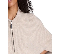 Kenneth Cole Women's Dolman-Sleeve Full-Zip Cardigan Sweater