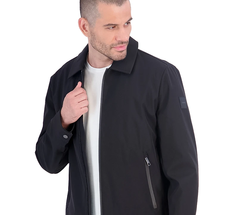 Calvin Klein Men's Shirt Collar Flex Tech Quilted Inner Jacket