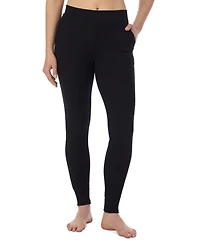 Cuddl Duds Women's Cozy Waffle-Knit Thermal Stretch Leggings