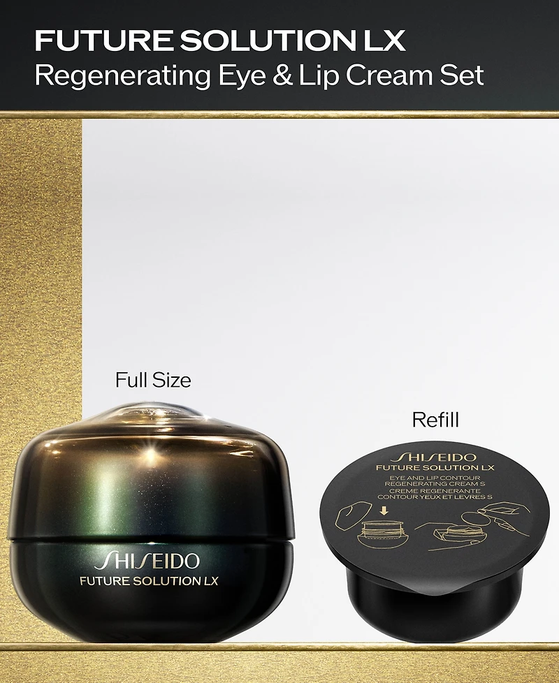 Shiseido 2-Piece Future Solution Lx Regenerating Eye & Lip Cream Set