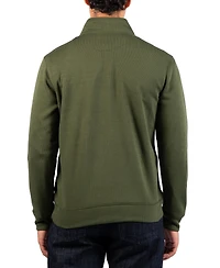 TailorByrd Men's French Rib Quarter Zip