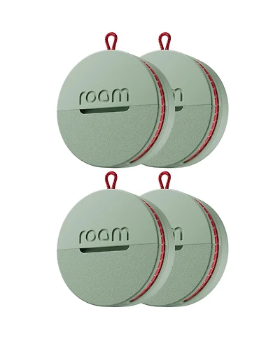 Roam Smart Tracker Bluetooth Waterproof Item Locator, Compatible with Apple and Android, 4-Pack