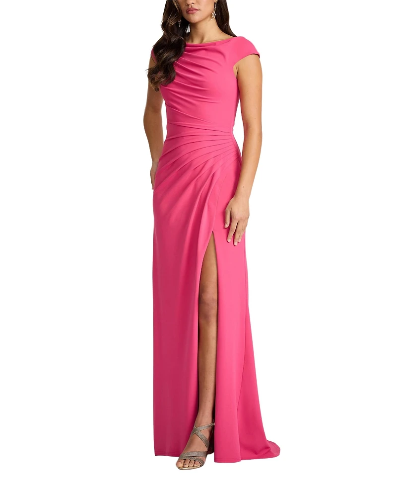 Tadashi Shoji Women's Nanea Draped Gown