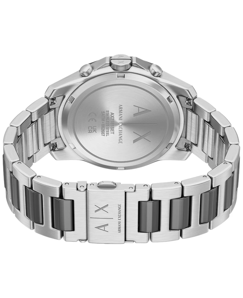 Armani Exchange Men's Quartz Chronograph Two-Tone Stainless Steel Watch 44mm
