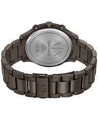 Armani Exchange Men's Quartz Chronograph Brown Stainless Steel Watch 46mm
