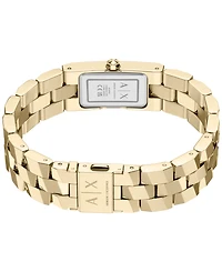Armani Exchange Women's Quartz Two Hand Gold Stainless Steel Watch 34mm