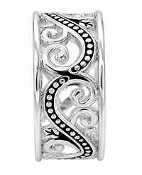 And Now This Silver-Plated Swirl Ring
