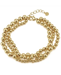 And Now This Triple Row Bead Bracelet