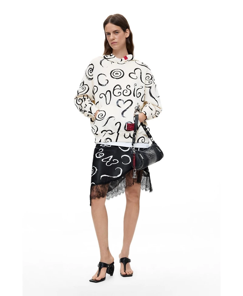 Desigual Women's Printed cotton sweatshirt