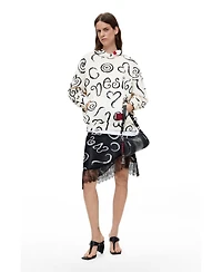 Desigual Women's Printed cotton sweatshirt