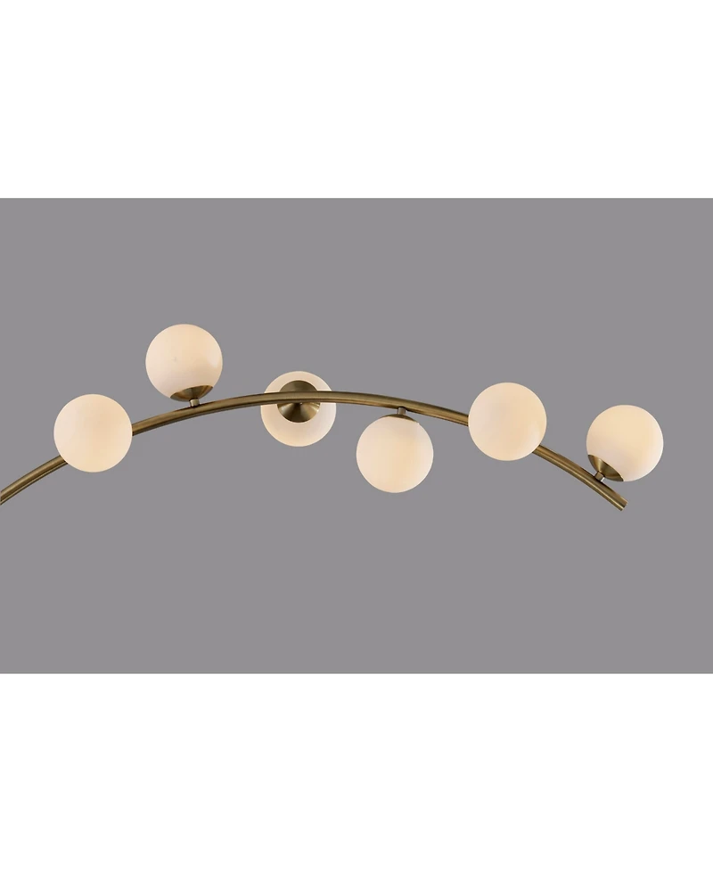 Adesso 78" Metal Ronan Led Arc Lamp with Smart Switch