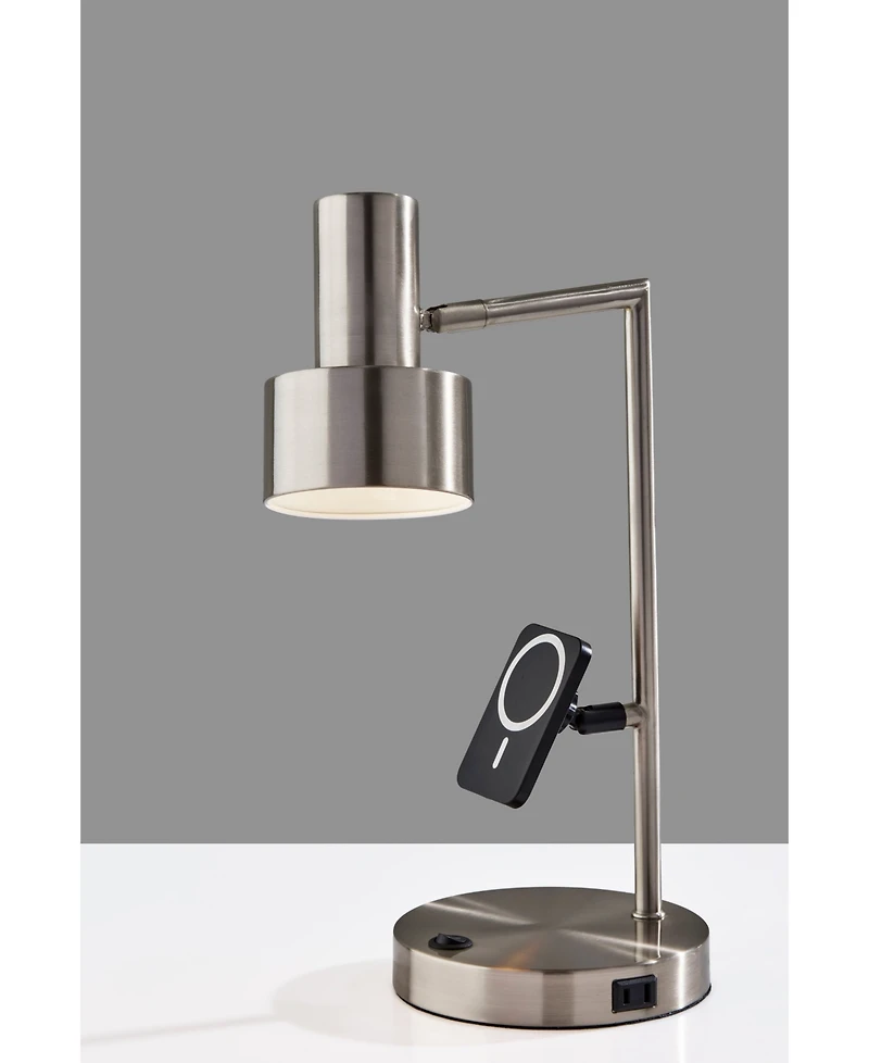 Adesso 19" Metal Rowe Supercharger Desk Lamp