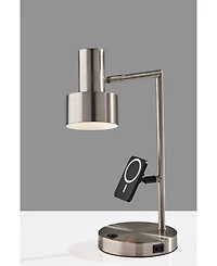 Adesso 19" Metal Rowe Supercharger Desk Lamp