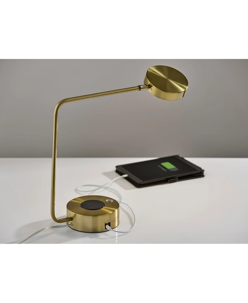 Adesso 15" Metal Viper Supercharger Led Desk Lamp