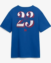 Fanatics Men's LeBron James Royal Philadelphia 76ers The Paint Name Number T-Shirt