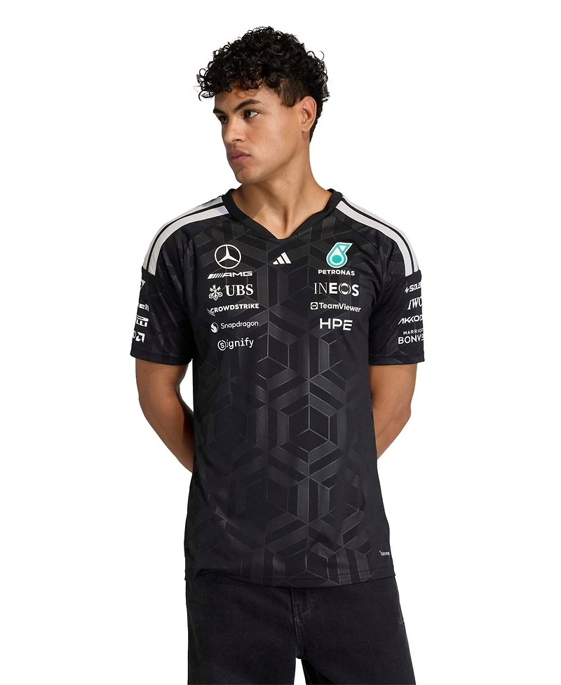 Adidas Men's Black Mercedes-amg Petronas F1 Team 2026 Driver Authentic Jersey