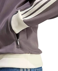 Adidas Men's Gray Mercedes-amg Petronas F1 Team Silver Arrows Icon Full-Zip Track Sweatshirt
