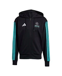 Adidas Men's Black Mercedes-amg Petronas F1 Team 2026 Alpha Skin Full-Zip Tri-Blend Hoodie