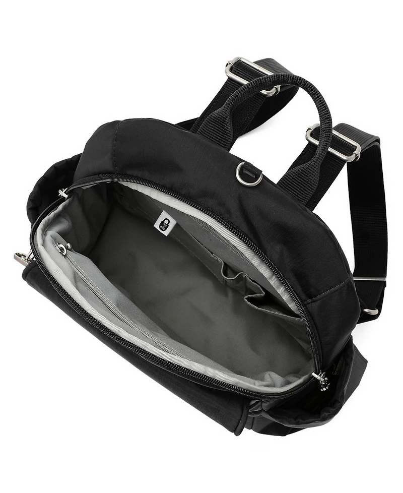 Baggallini Journey Anti-Theft Small Backpack Messenger