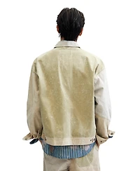 Desigual Men's Gradient patchwork jacket