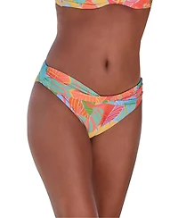 Lascana Women's Tropical Twist Front Bikini Swimsuit Bottom